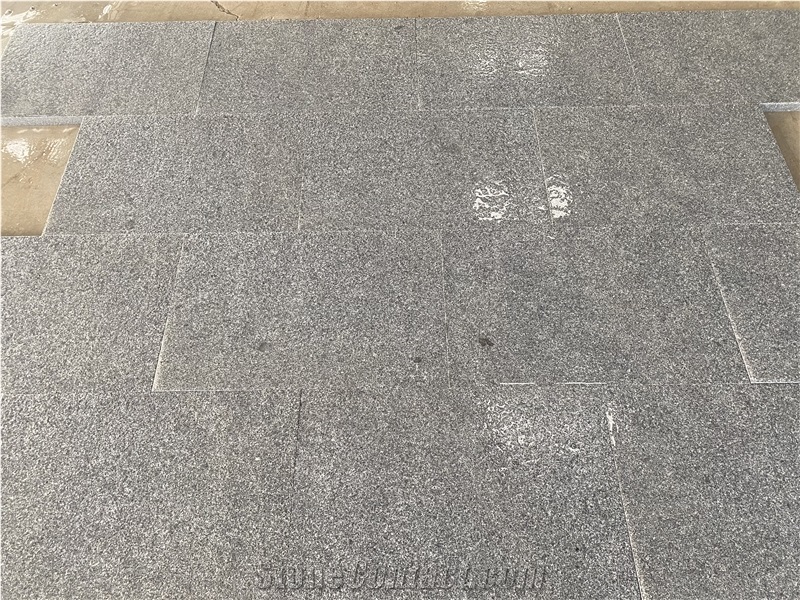 Granite Paving Stone Pattern Set Tiles For Exterior Walkway Design