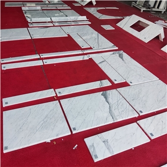 Statuario White Marble Wall Tiles For Interor Wall Cladding