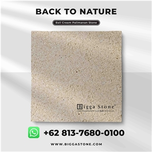 Cream Limestone Tiles Jogja Indonesia Paras Yogya