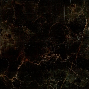 Golden Galaxy Marble