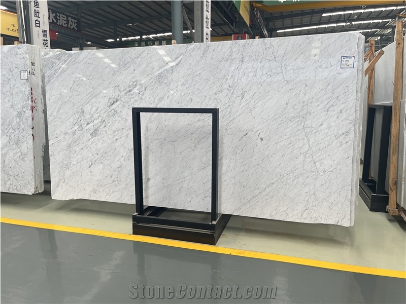 Italy Carrara White Marble Stone For Wall Tiles