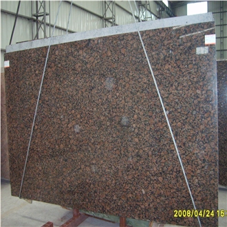 Baltic Brown Red Brown Color Granite Slabs