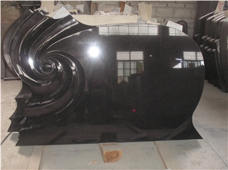 Black Granite Monument Russian Style