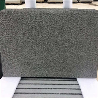China Grey Sandstone Tile Slabs Bush Hammered