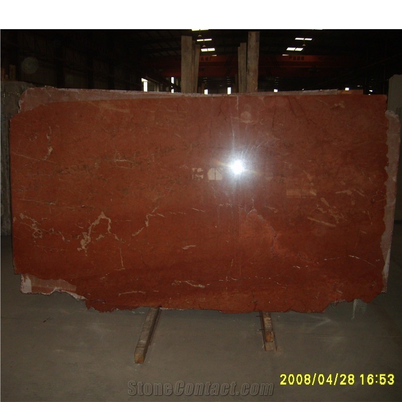Coral Red Marble Slab  Tiles