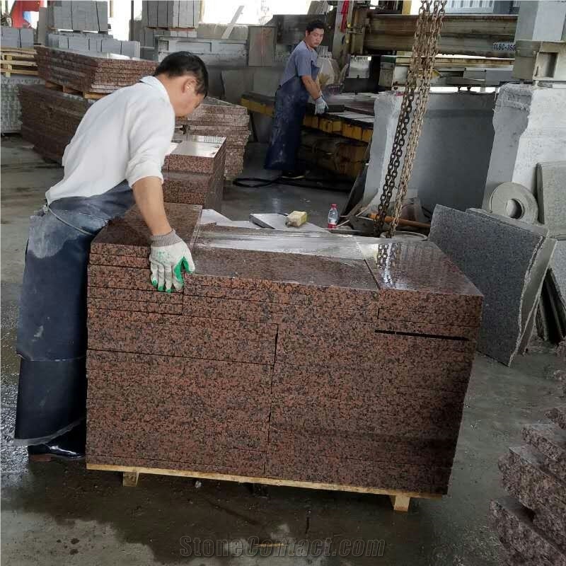 G4572 Guilin Hong Red Granite Tiles