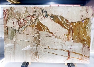 Gold Roman Marble Slab For Interior Decoration