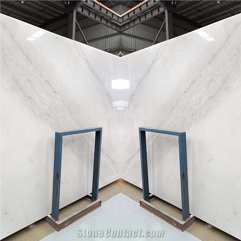 Chinese Rainbow Guangxi White Marble Slabs & Tiles
