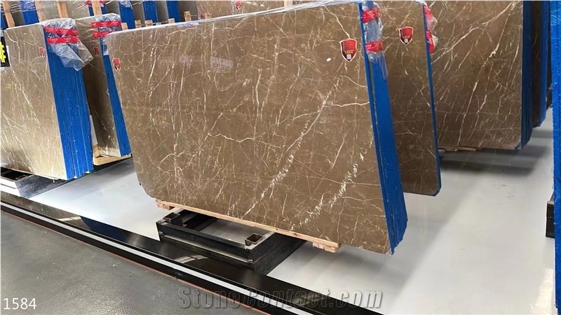 Kozo Brown Marble Tiles China Emperador Stone Big Slab
