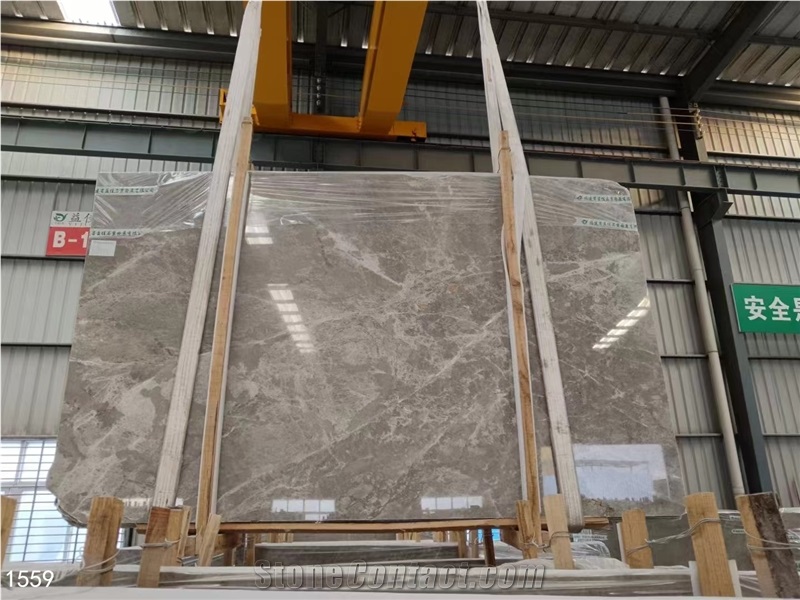 Maya Grey Marble Tiles Big Slab Interior Floor Wall Use