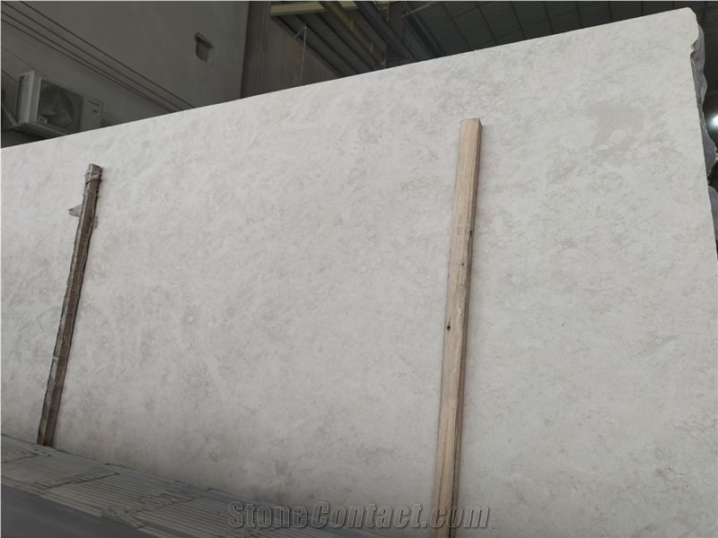 Polished And Honed Surface 18Mm Natural White Marble Slabs