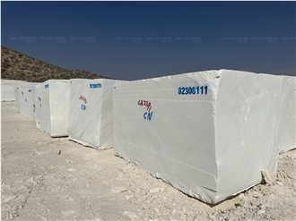 Namib Bianco, Mystery White, Nambian White Marble Blocks