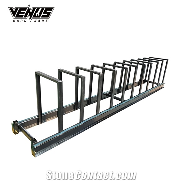 Warehouse Heavy Duty Steel Stone Display Rack