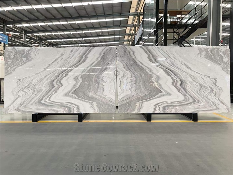 Bookmached Greece Fusion White Marble Slabs