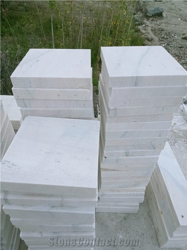 Gilgit White Marble Blocks