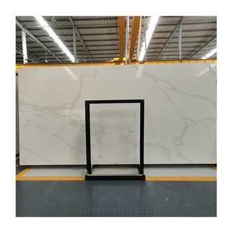 Artificial Calacatta White Quartzite Slabs
