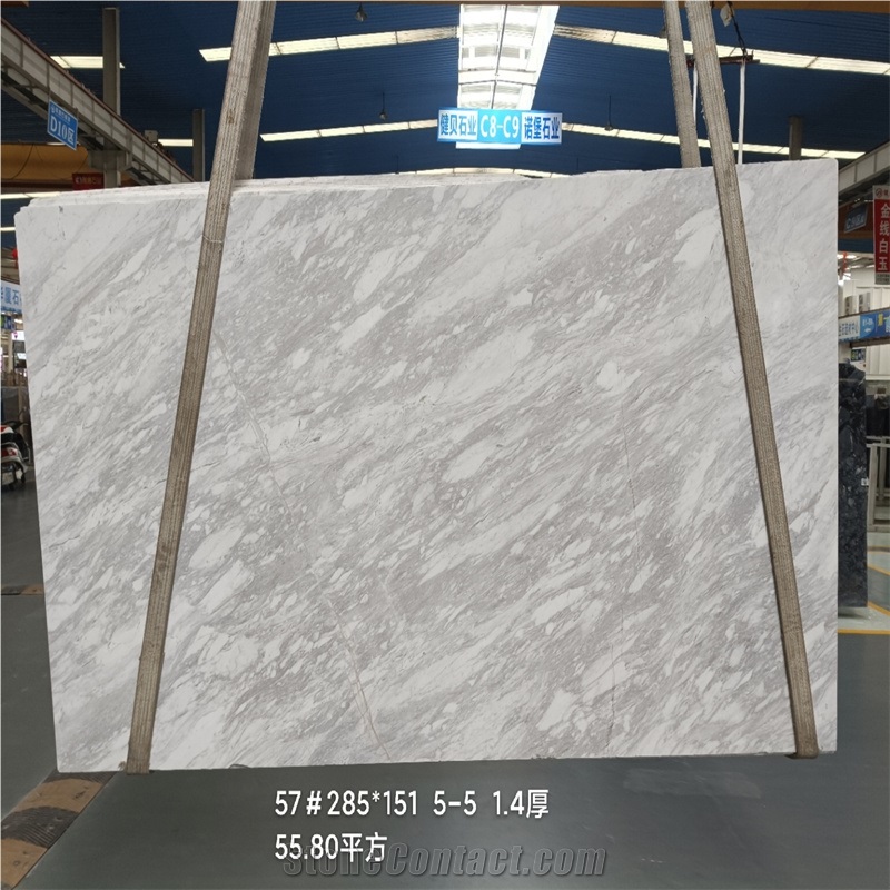 Greece White Volakas Marble For Floor Tile
