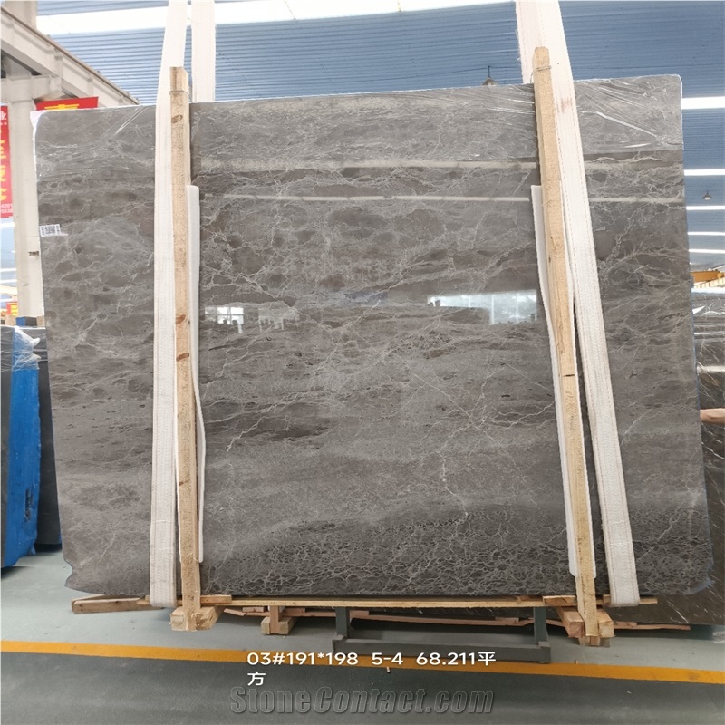Turkey 2590X1860 Tundra Grey Marble For  Floor Tile
