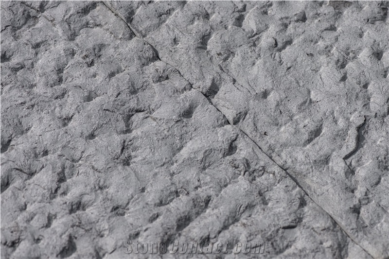 London Grey Limestone Dusty Rock Face Wall Tiles