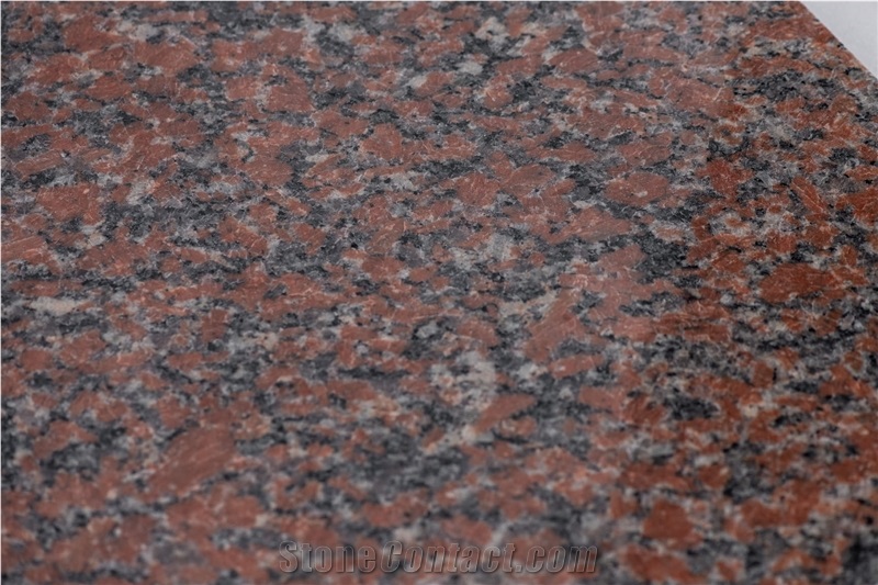 Red Aswan Granite Polished Tiles