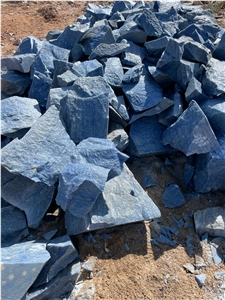Royal Blue Macaubas Rock Pieces And Small Boulders