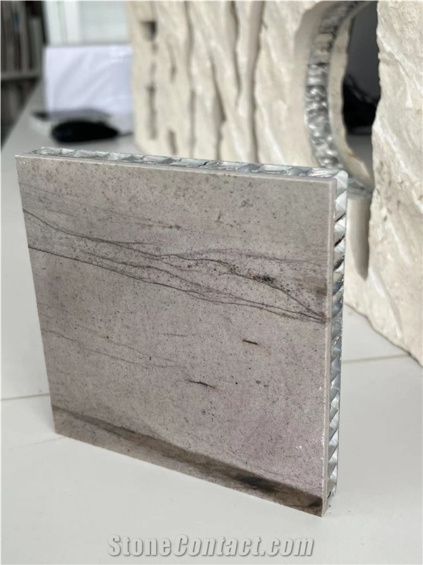Sterling Grey Marble Tile Laminated Honeycomb Panels