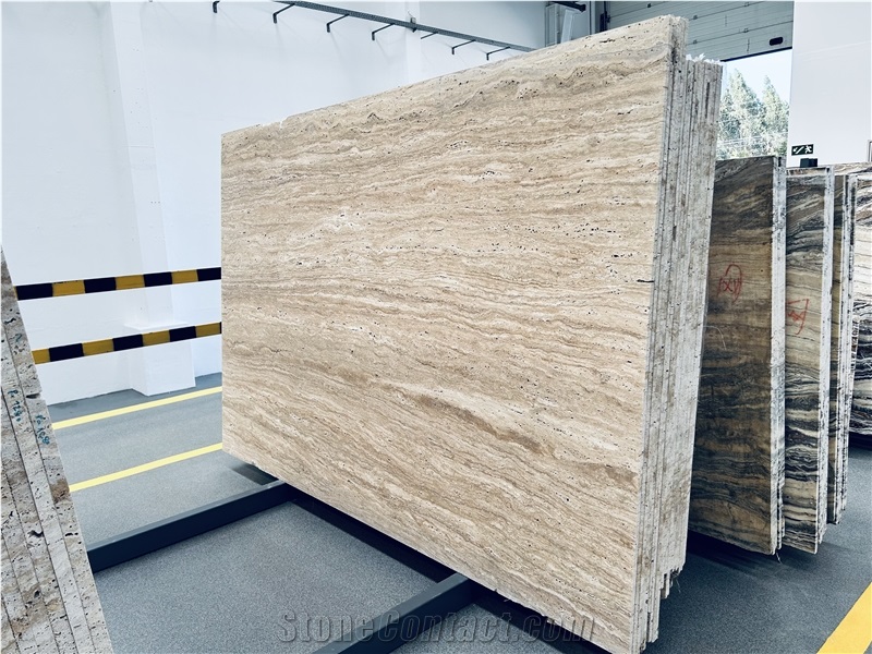 Cream Travertine Slabs