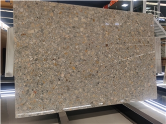 High Quality Beige Terrazzo Slabs