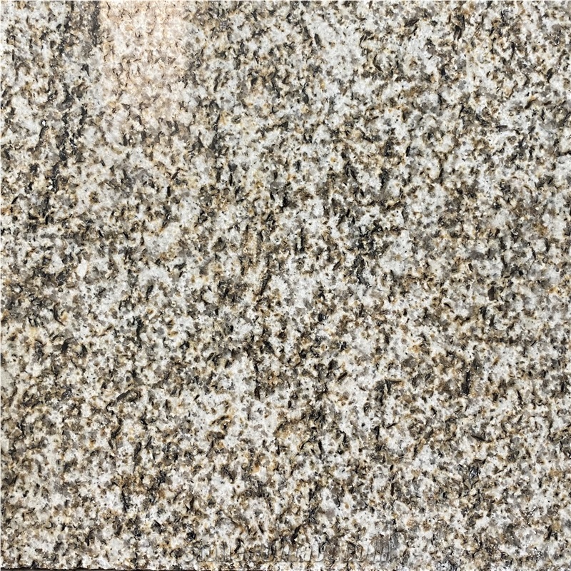 Chinese Shandong G682 Rusty Granite Slabs Flamed Surface