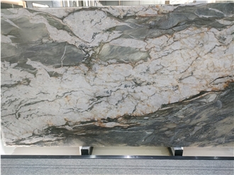 High Quality Tempest Crystal Quartzite Slab Tiles