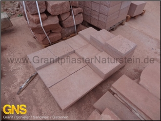 Red Sandstone Landscaping Stones, Pavers