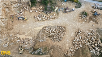 Golden Beige Sandstone Quarry