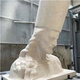 Blanca Paloma Limestone Sculpture