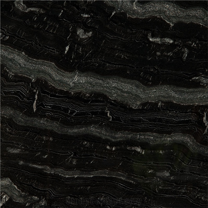 Agatha Black Granite Slabs