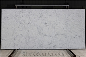 Carrara Grey Quartz Slabs Countertops