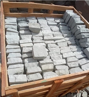 Kandla Grey Sandstone Cobble Stone