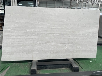 Moca White  Travertine  Slabs 250X120x1.8Cm