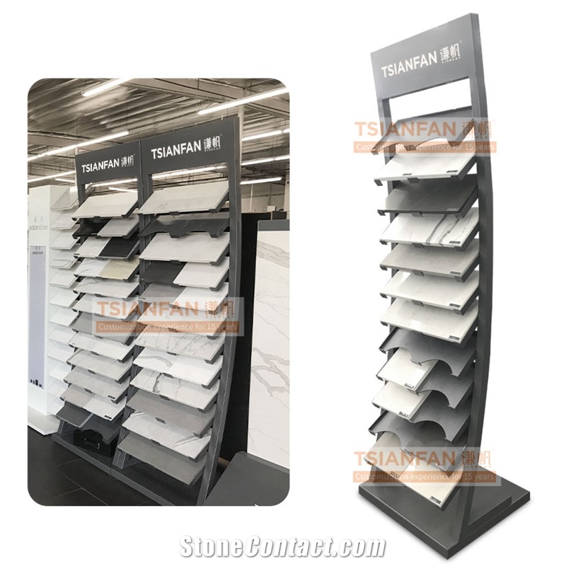 Customized Marble Stone Sample Display Stand-SRL041