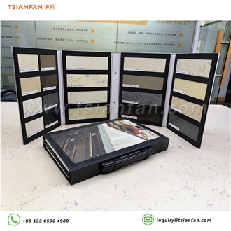 Plastic Handbook Custom Brochure Stone Sample Board Tile