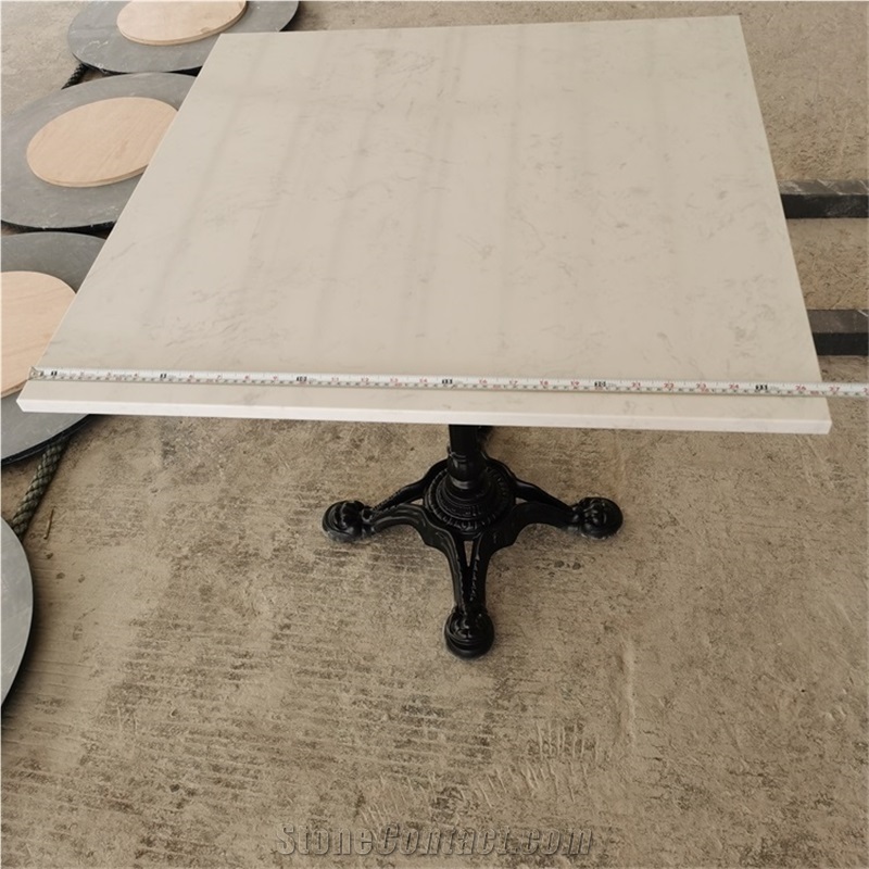 Round Solid Surface Artificial Marble Coffee Table Tops