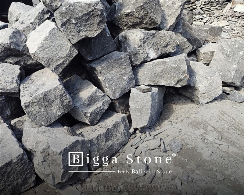 Bali Black Lava Stone Indonesia Quarry - Bali Black Basalt