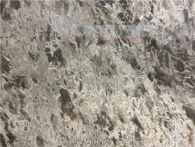 Gray Clouds Marble Slab