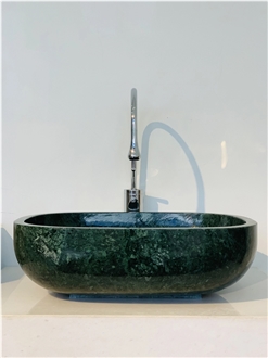 Indian Green Marble Wash Basin
