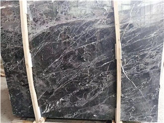 Hermes Grey Marble Polished Big Slab Tiles