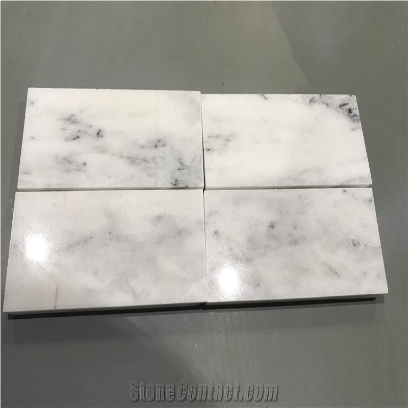 Chinese White High Quality Calacatta Taupe Marble Tiles