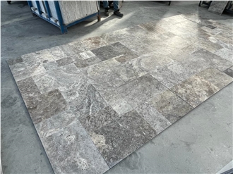 Silver Travertine Paving Stone