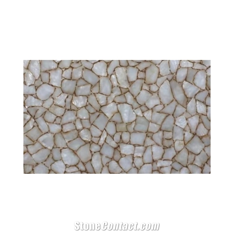 White Agate Semi Precious Slabs Semiprecious Stone Tiles