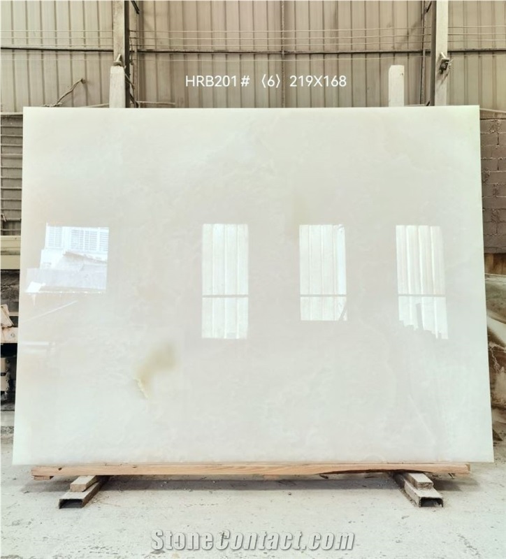 Top Quality Snow White Onyx Slabs Tiles For Flooring Wall