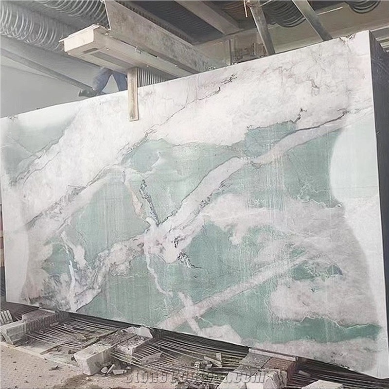 Luxury Green Quartzite Slab For Wall Slabs