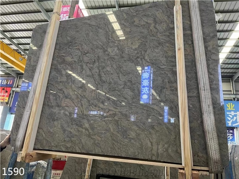 Carbonico Marble Slabs Blue Enchantress Big Slab Floor Use